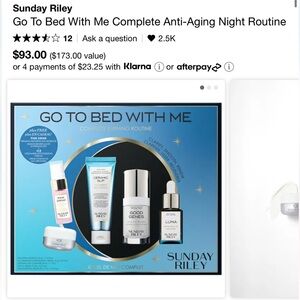 Sunday Riley Night Time Skin Care Kit